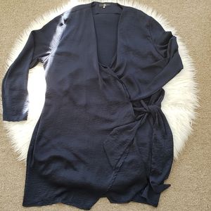 Missguided semi wrap dress